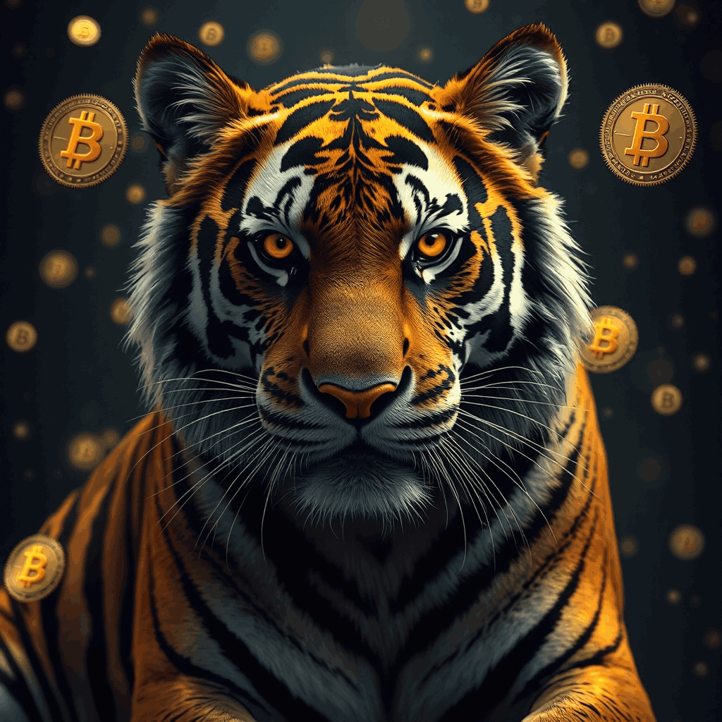 Realistic Blockchain Tiger NFT